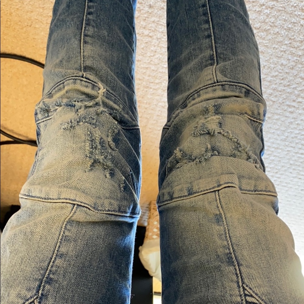 Pierre Balmain New Moto Biker Jeans - Picture 6 of 8